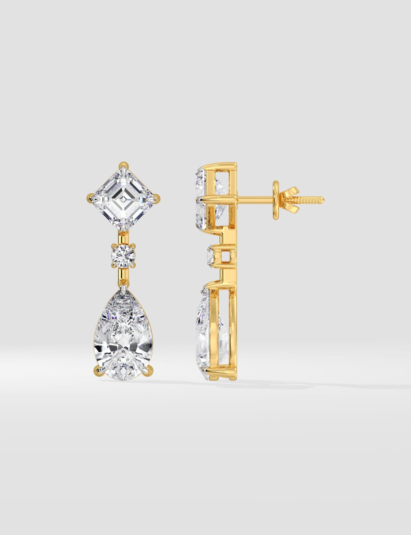 3 ct Pear Jardin Drops - House of Quadri