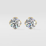 2 Ct Solitaire Studs