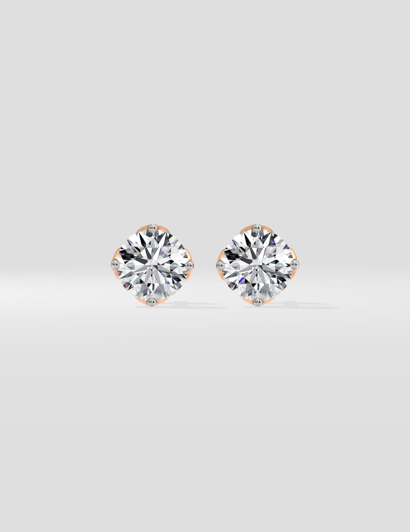 2 Ct Solitaire Studs - House of Quadri