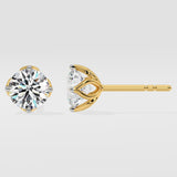 2 Ct Solitaire Studs