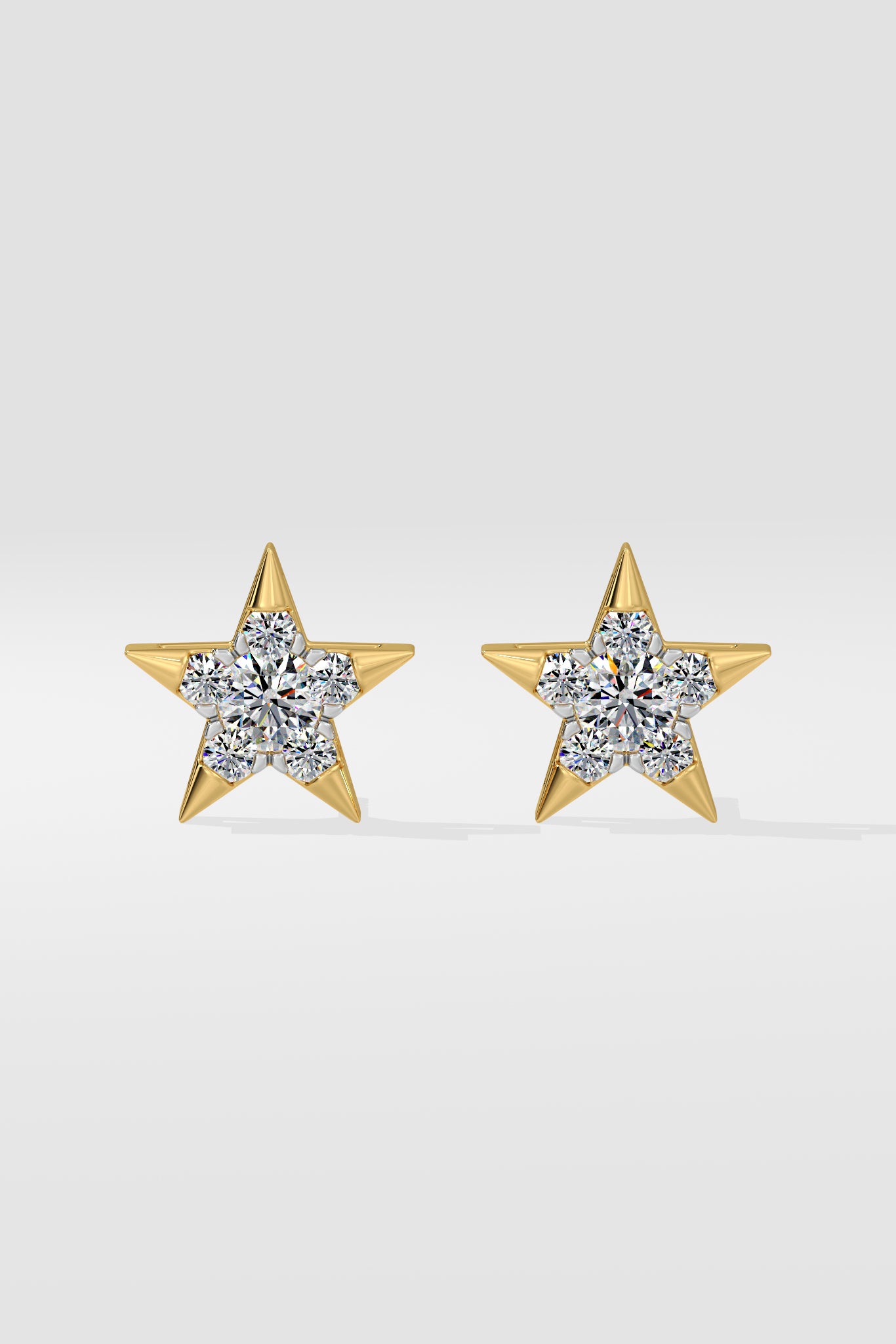 Starry Solitaire Earrings