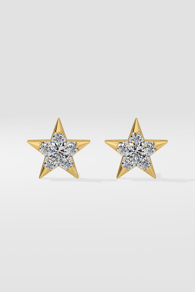 Starry Solitaire Earrings