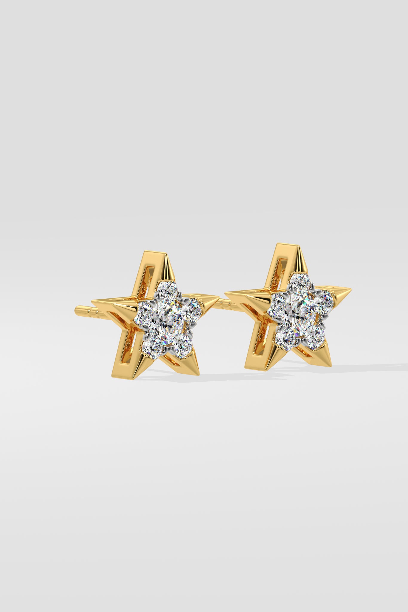 Starry Solitaire Earrings