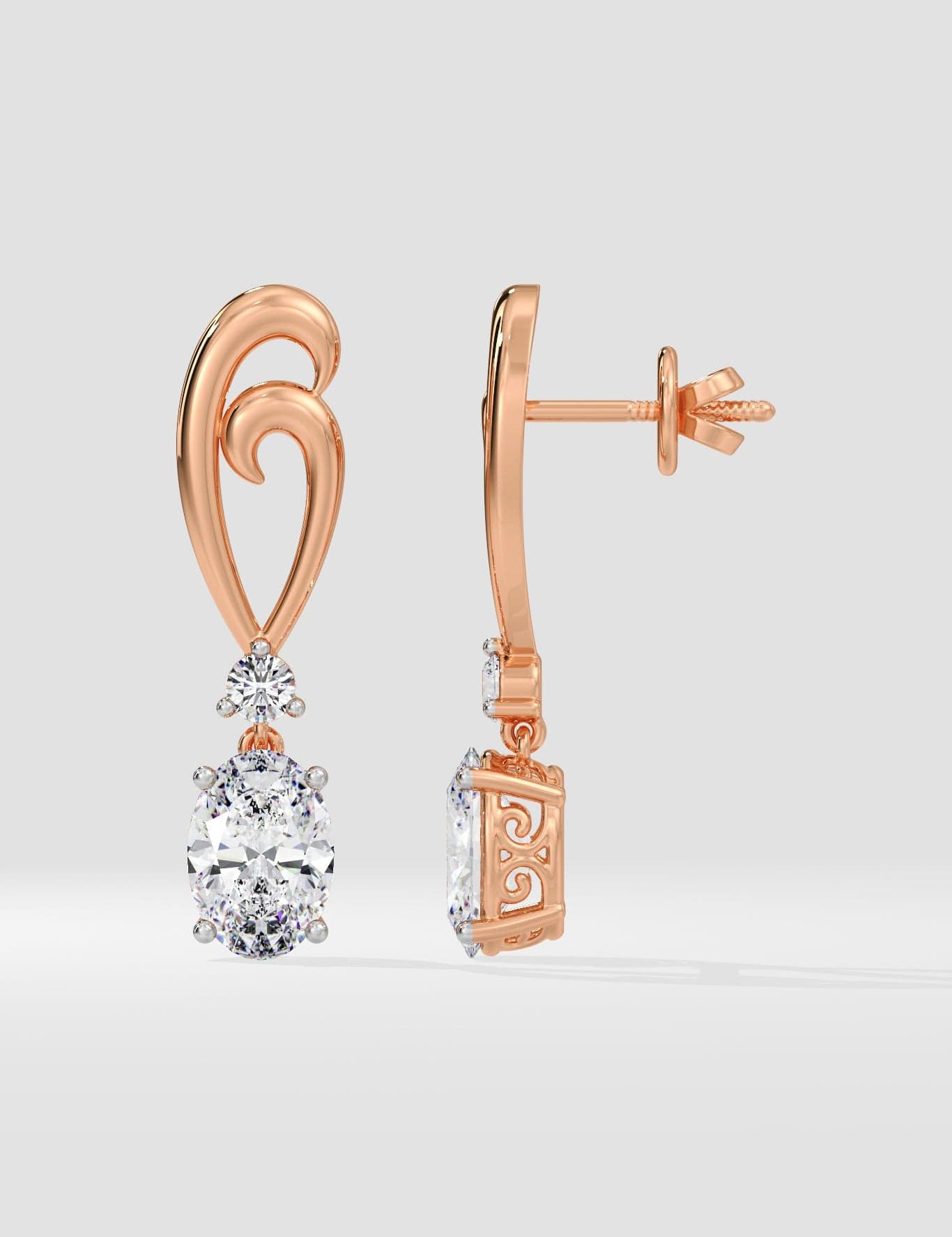 4 Ct Vinelet Danglers - House of Quadri