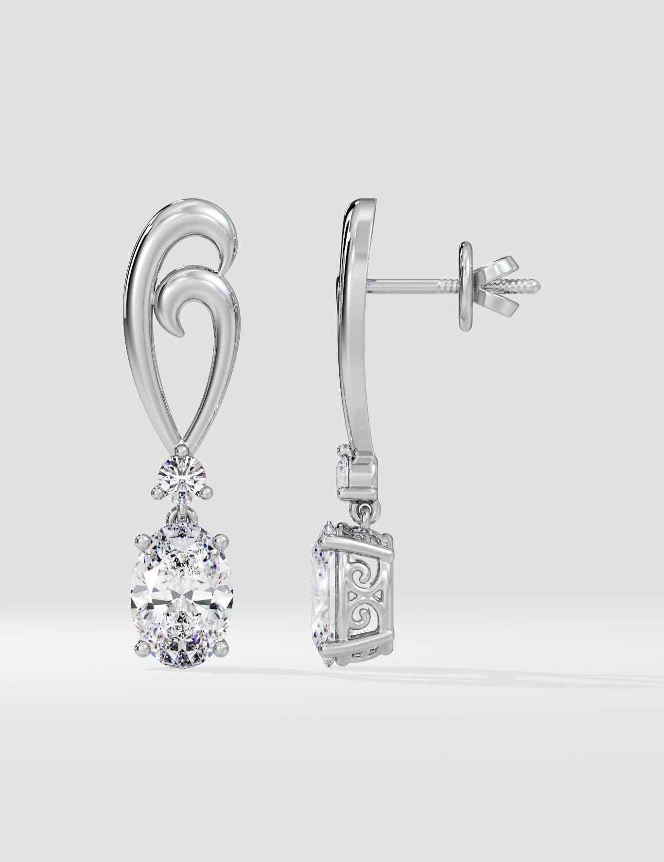 4 Ct Vinelet Danglers - House of Quadri
