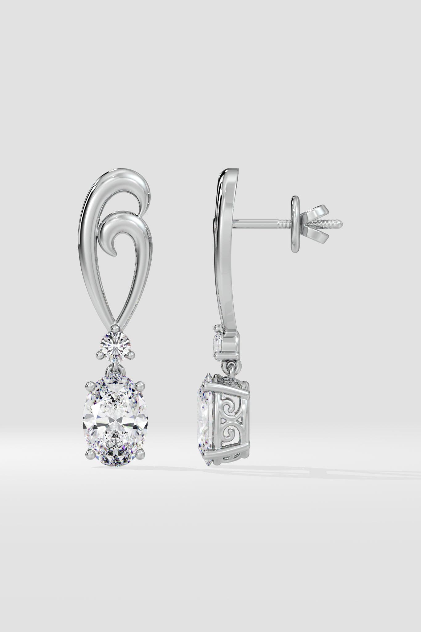 4 Ct Vinelet Danglers - House of Quadri