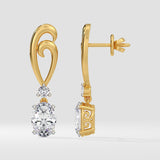 4 Ct Vinelet Danglers - House of Quadri