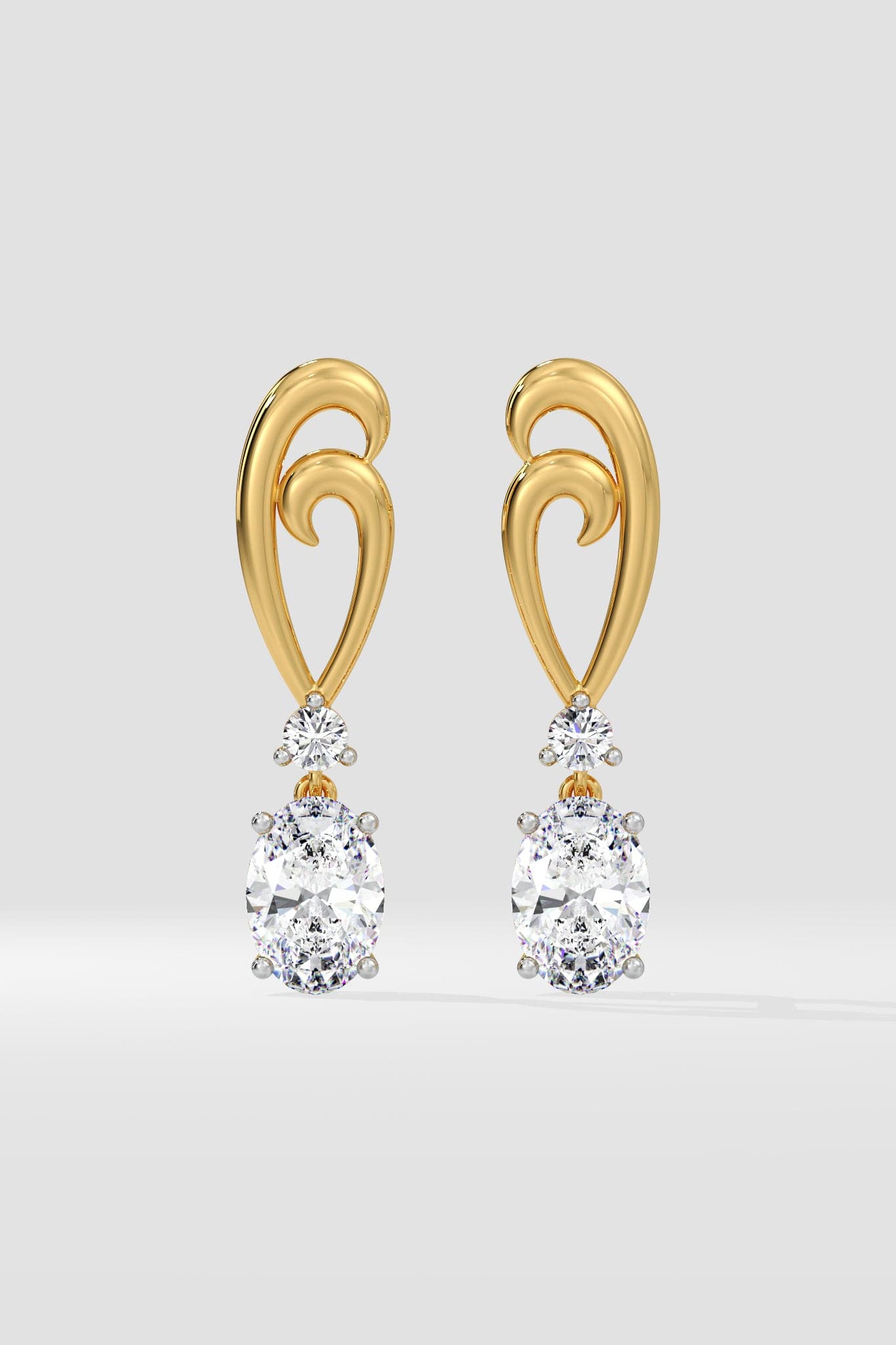 4 Ct Vinelet Danglers - House of Quadri