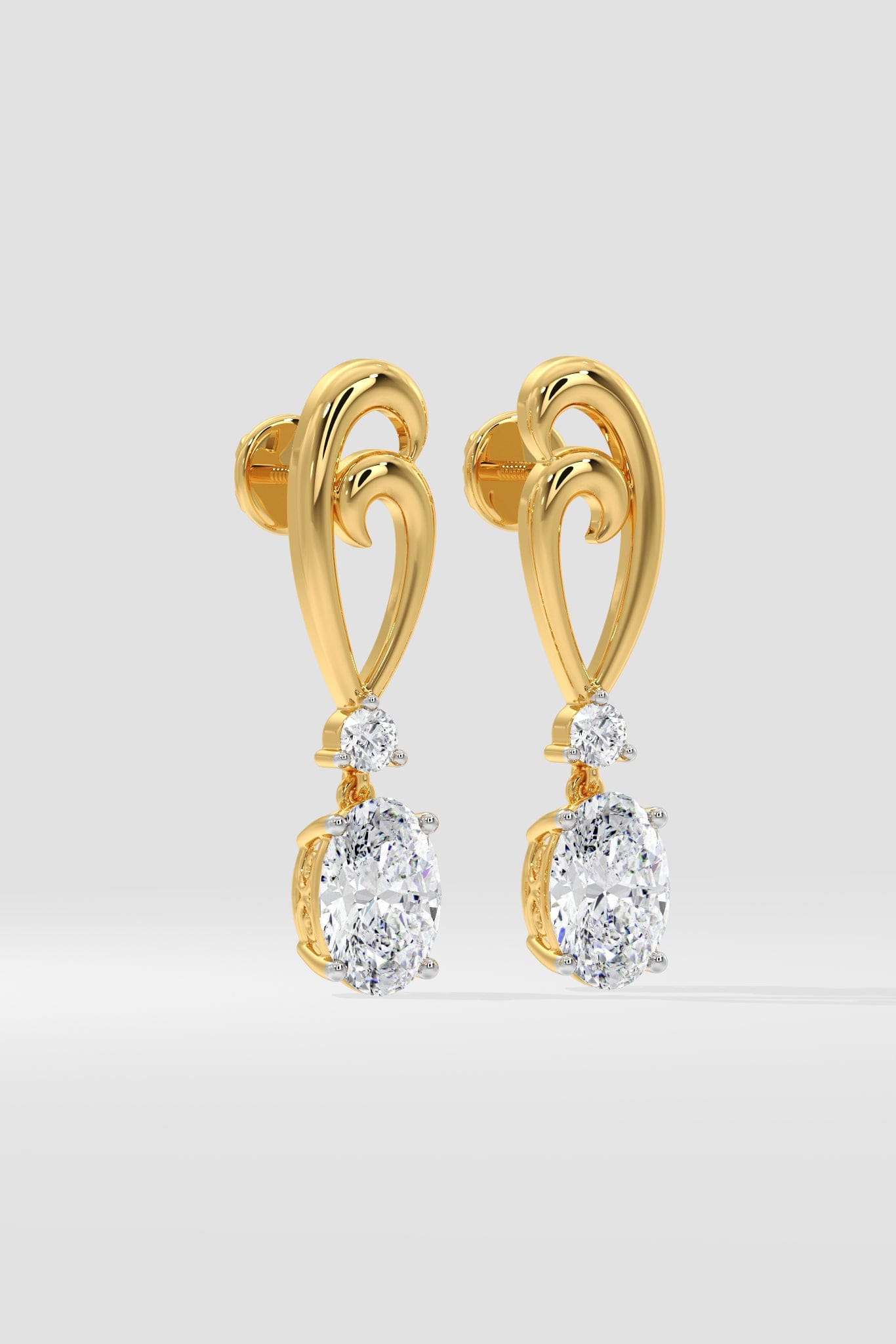 4 Ct Vinelet Danglers - House of Quadri