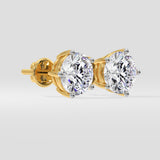 6 Ct Solitaire Studs