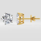 6 Ct Solitaire Studs