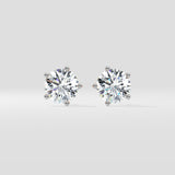 2 Ct Solitaire Studs
