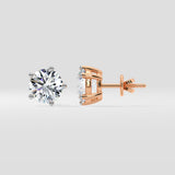 2 Ct Solitaire Studs