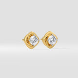 Rosé Solitaire Earrings