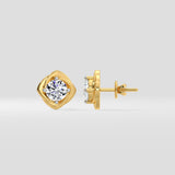 Rosé Solitaire Earrings