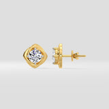 Rosé Solitaire Earrings