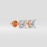 2 Ct Conical Princess Studs