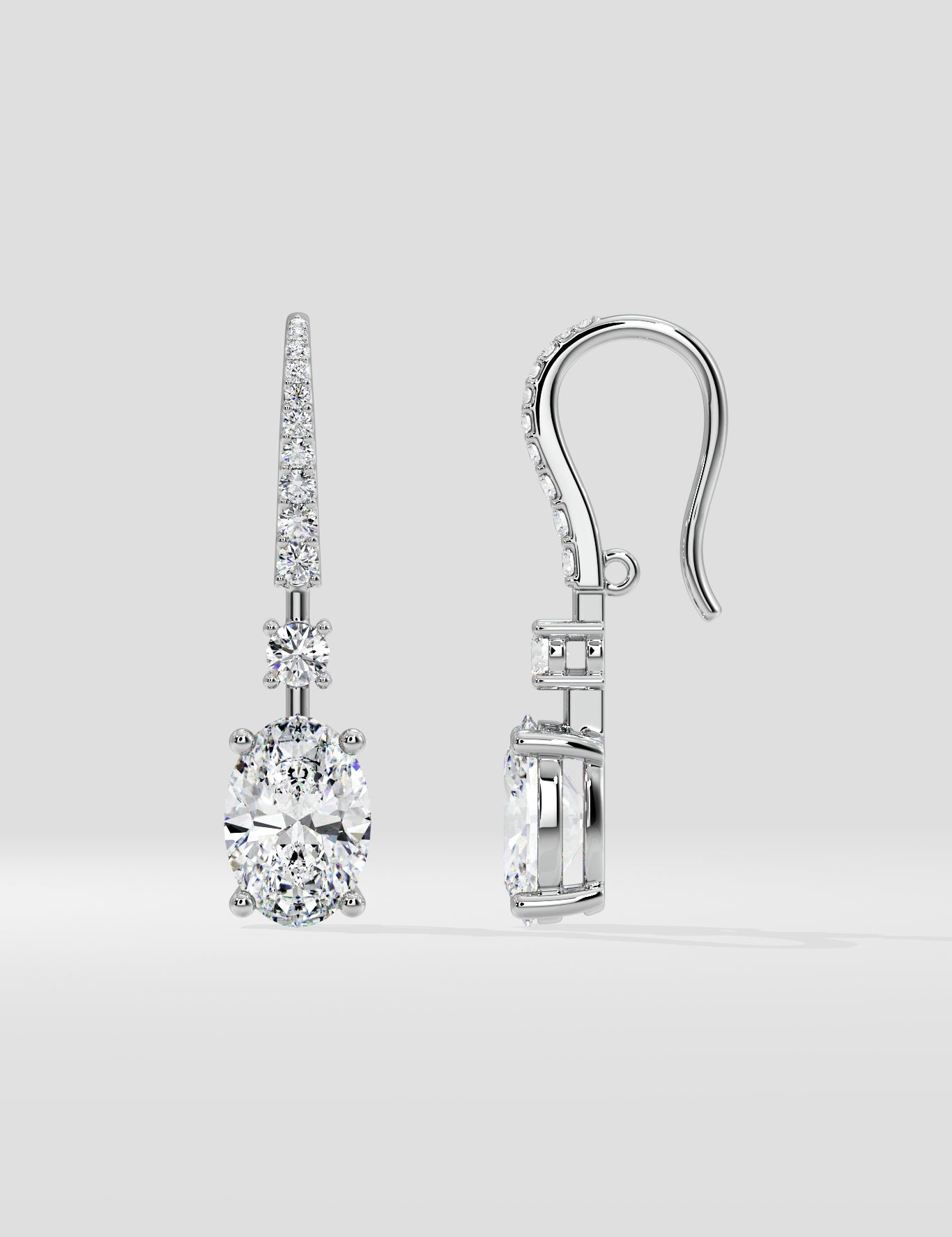 3 Ct Eterna Oval Drops