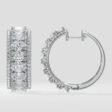 Tres Oval Hoops