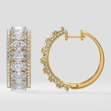 Tres Oval Hoops