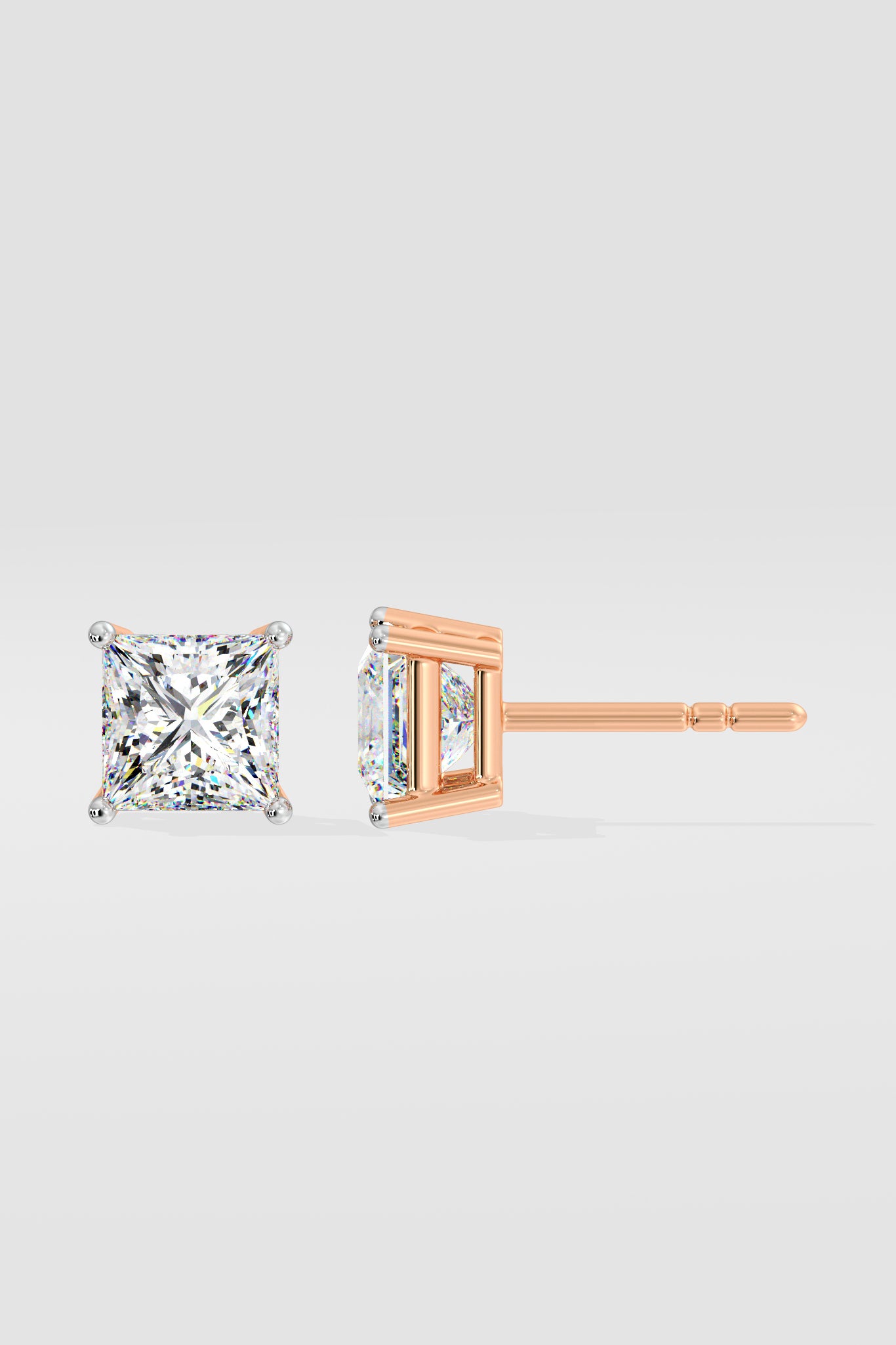 4 ct Princess Studs