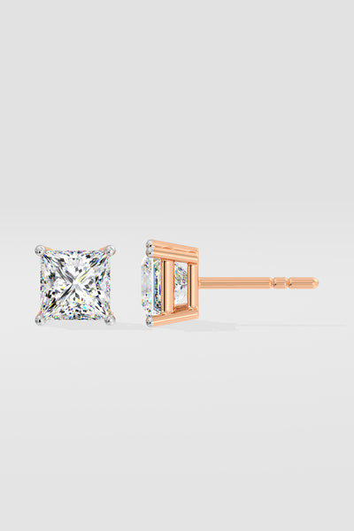 4 ct Princess Studs