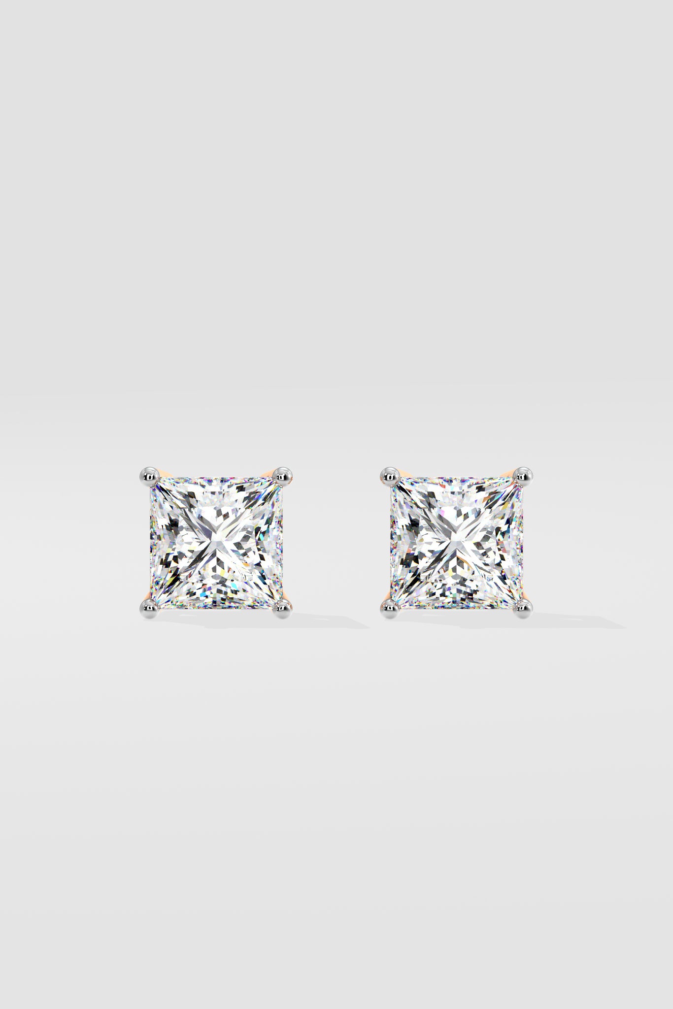 4 ct Princess Studs