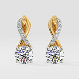 2 Ct Infinity Danglers