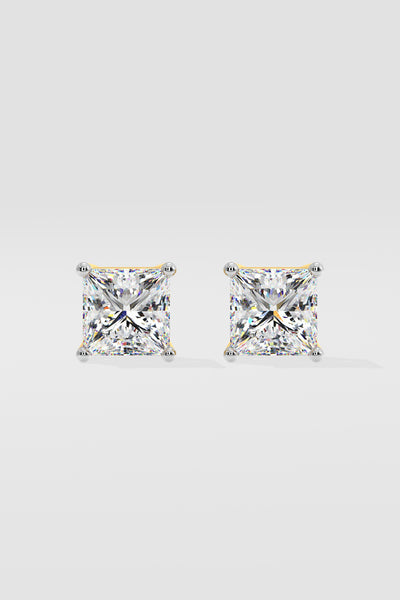 3 ct Princess Studs