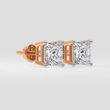 3 Ct Princess Studs