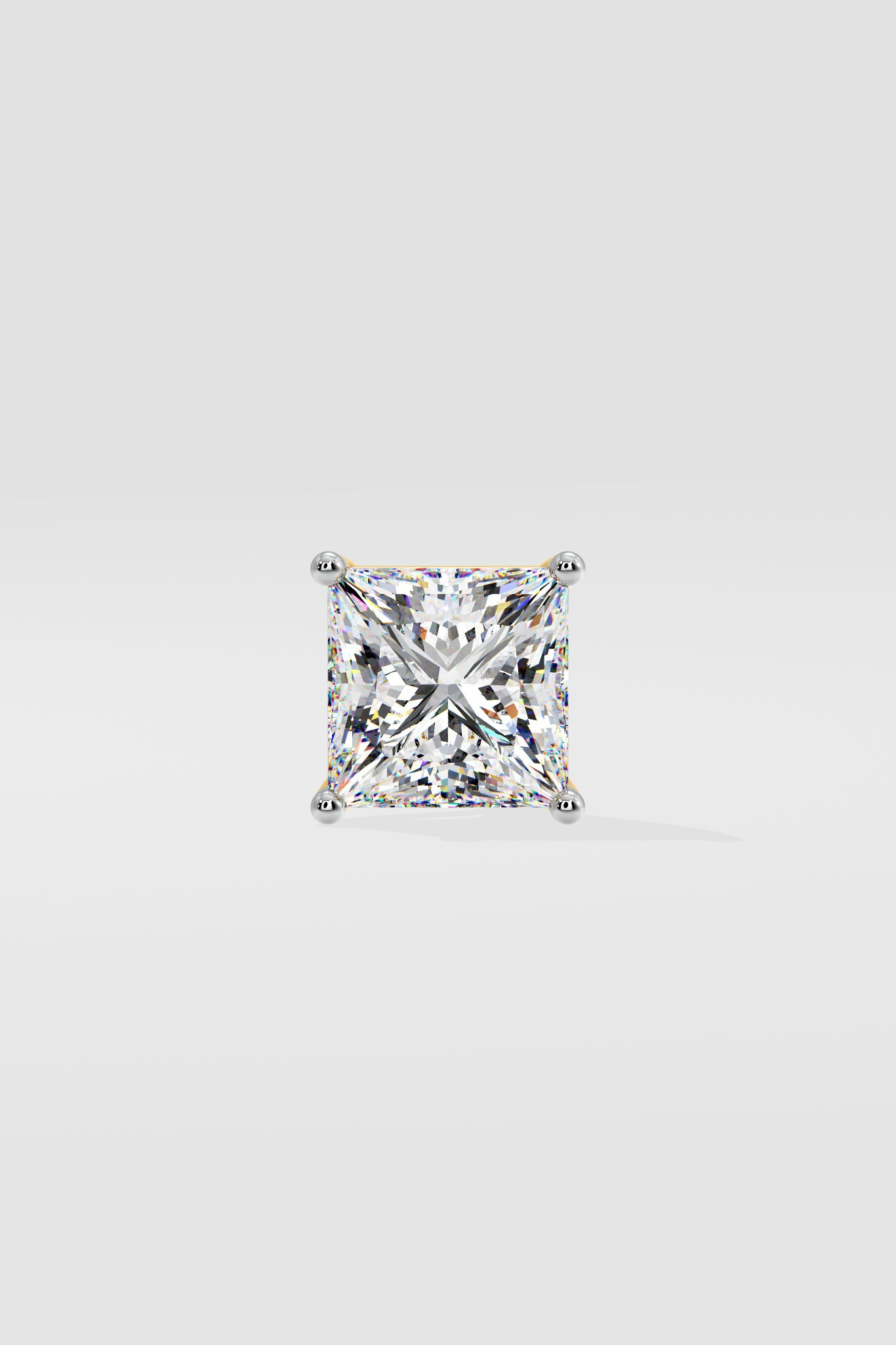 4 ct Princess Stud