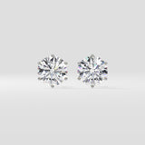 2 Ct Solitaire Studs