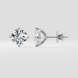 3 Ct Conical Solitaire Studs