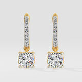 2 Ct Cushion Danglers