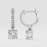 2 Ct Cushion Danglers