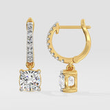 2 Ct Cushion Danglers