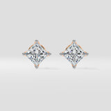 1.5 ct Princess Studs