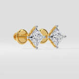 2 Ct Princess Spire Studs
