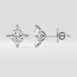 2 Ct Princess Spire Studs