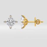 2 Ct Princess Spire Studs
