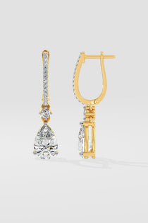 Alina Pear Danglers - House of Quadri