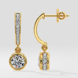 Lab Grown Diamond Drop Huggies