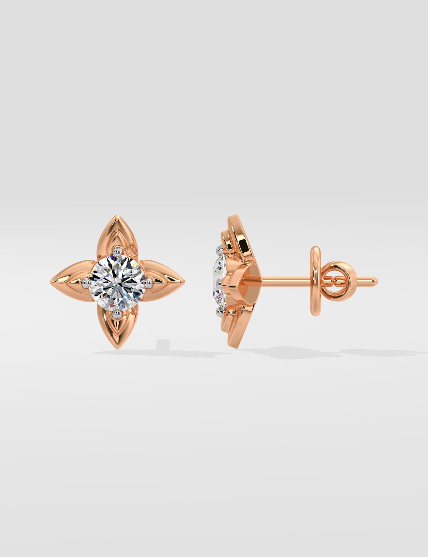 Juniper Solitaire Earrings - House of Quadri