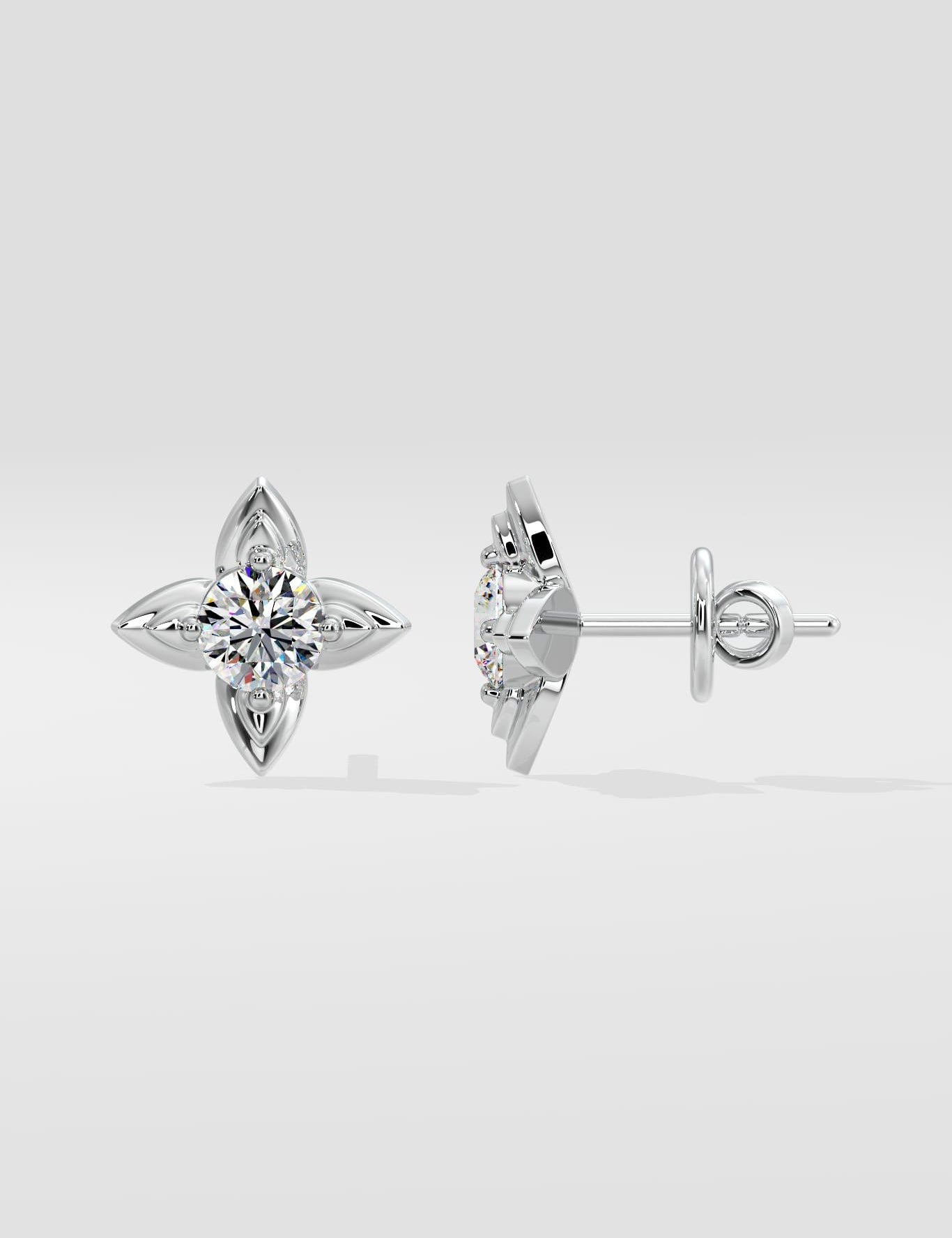 Juniper Solitaire Earrings - House of Quadri