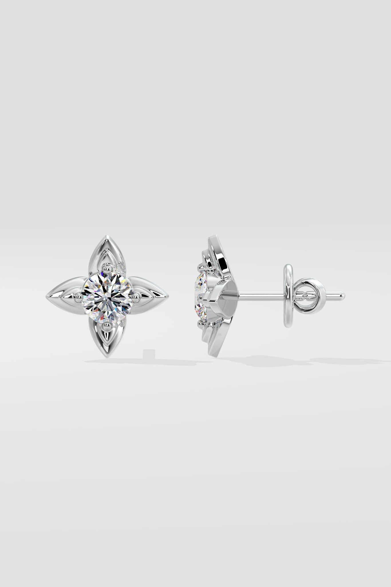 Juniper Solitaire Earrings - House of Quadri