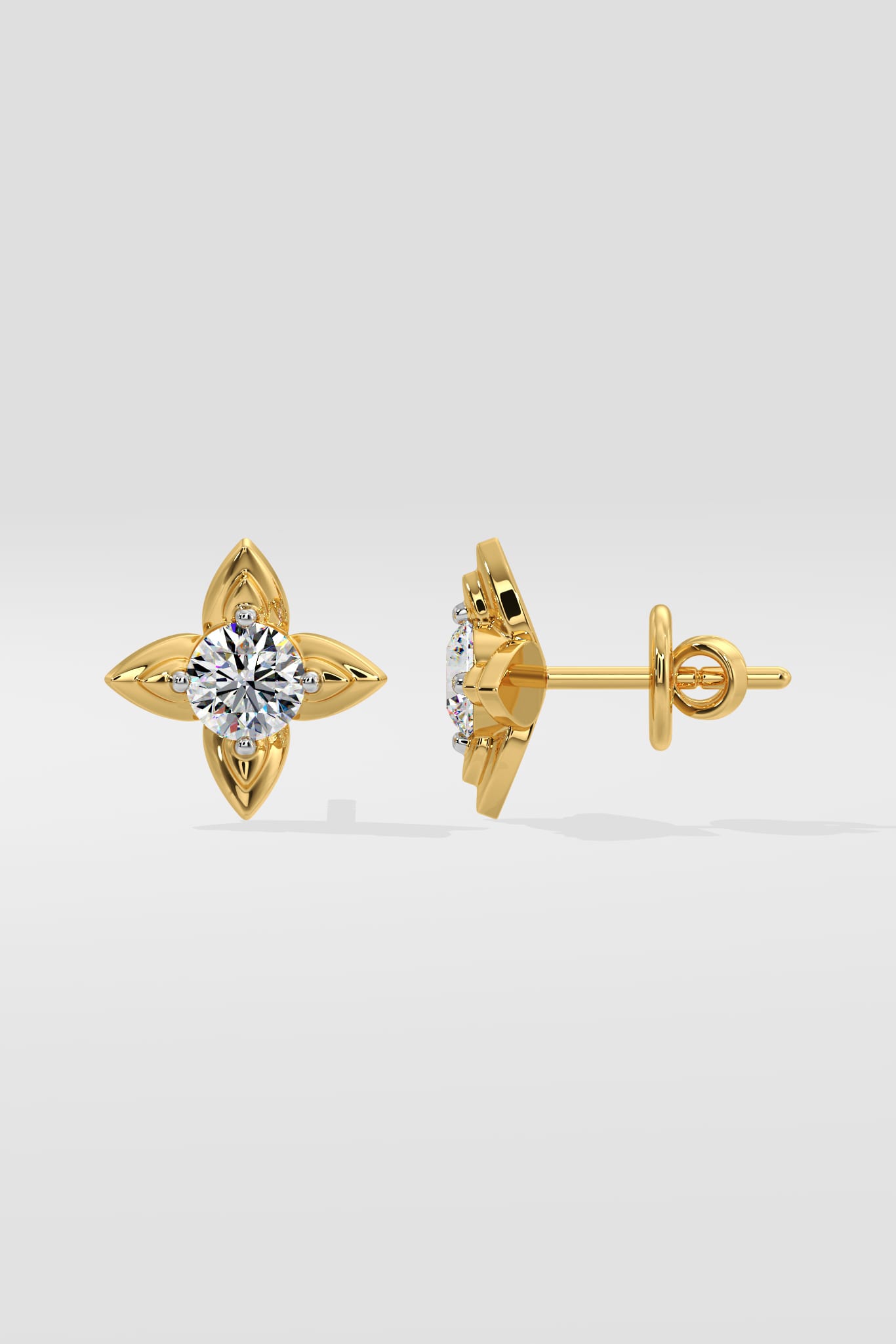 Juniper Solitaire Earrings - House of Quadri