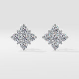 Snowflake Cluster Earrings