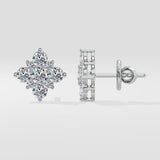Snowflake Cluster Earrings