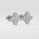 Snowflake Cluster Earrings