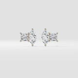 Princess & Marquise Duo Studs